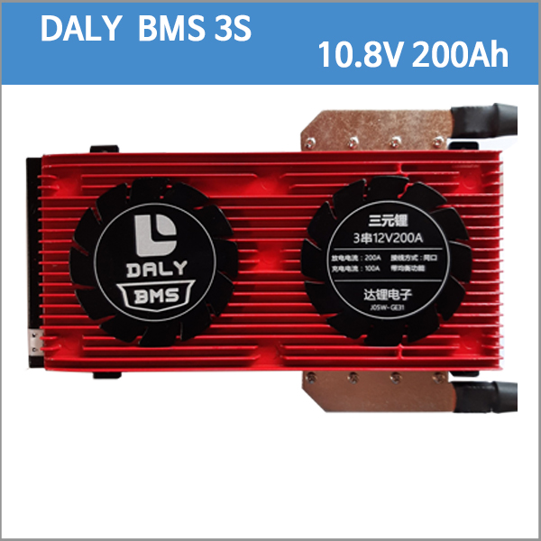 DALY 리튬이온 배터리 BMS 3S 200Ah 3S200Ah 10.8V 11.1V 12.6V 12.8v 12v 200a/12v200a  BMS 보호회로