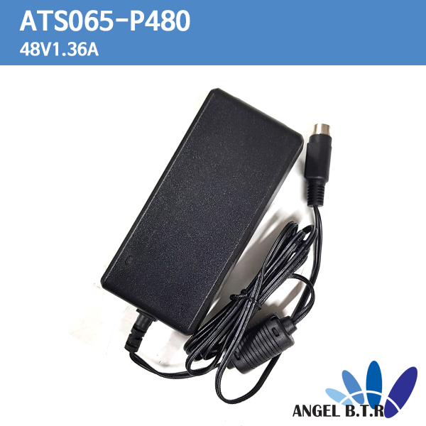 [ATS]ATS065-P480 48V1.36A /48V 1.36A 4PIN 좌/우 /CCTV  SMPS  중고아답타