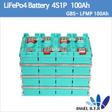 [중고][인산철]GBS 3.2V100AH/LIFEPO4/Electric 각형 배터리 4개 한묶음 인산철배터리 100A